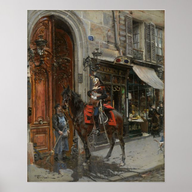 Boldini - The Dispatch-Bearer Poster (Front)