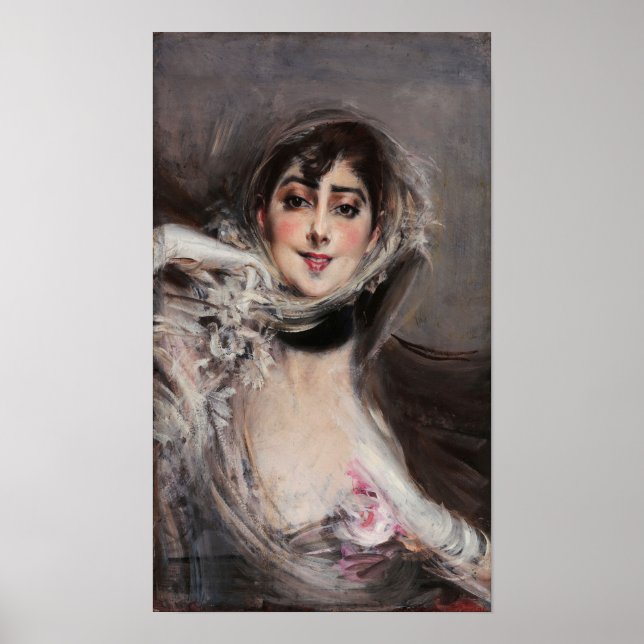 Boldini - Woman In Gloves Poster (Front)