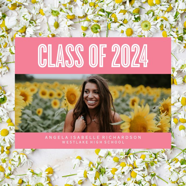 BOLDLY CHIC CLASS OF 2024 GRADUATION INVITATION (Creator Uploaded)
