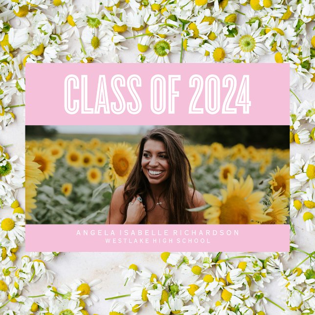 BOLDLY CHIC CLASS OF 2024 GRADUATION INVITATION (Creator Uploaded)