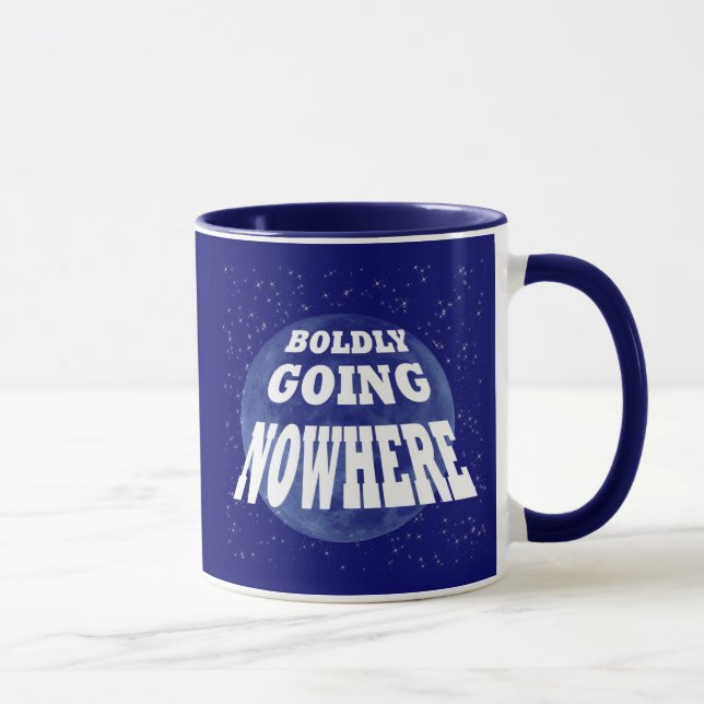 Boldly Going Nowhere Mug (Right)