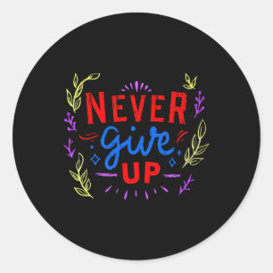 Boldly Unstoppable: A Burst of Motivation Classic Round Sticker