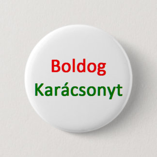 boldog karacsonyt coffee mug 6 cm round badge