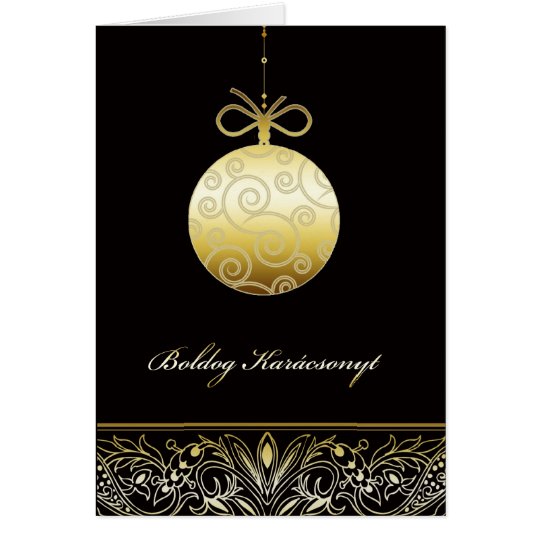boldog Karácsonyt, Merry christmas in Hungarian Card