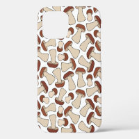 Boletus or Porcini Mushroom Seamless Endless Patte