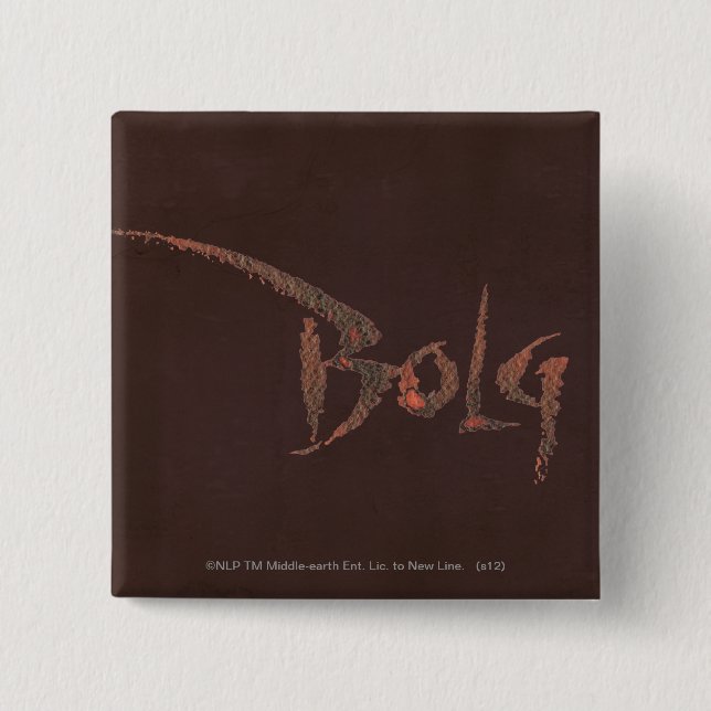 Bolg Name 15 Cm Square Badge (Front)