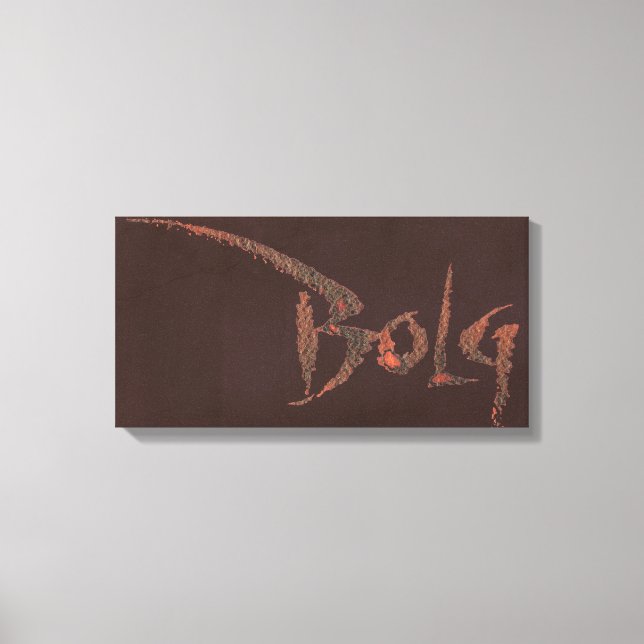 Bolg Name Canvas Print (Front)