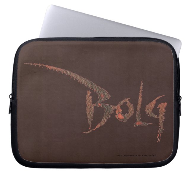 Bolg Name Laptop Sleeve (Front)