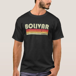 Bolivar Mo Missouri Funny City Home Roots  Retro 7 T-Shirt