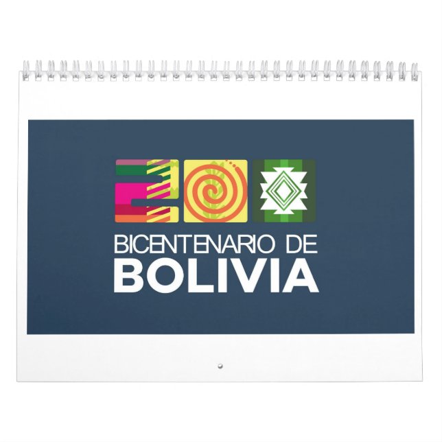 Bolivia 200 años libres calendar (Cover)