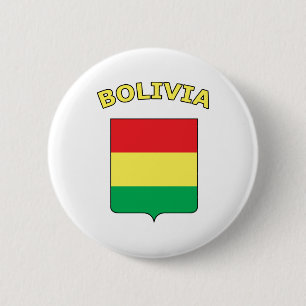 Bolivia 6 Cm Round Badge