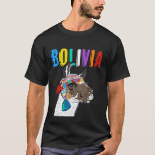 Bolivia Alpaca product Bolivian LlamaAlpaca Graph T-Shirt
