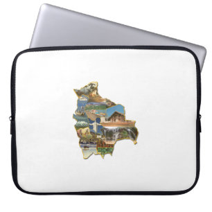 Bolivia Back Laptop Cover