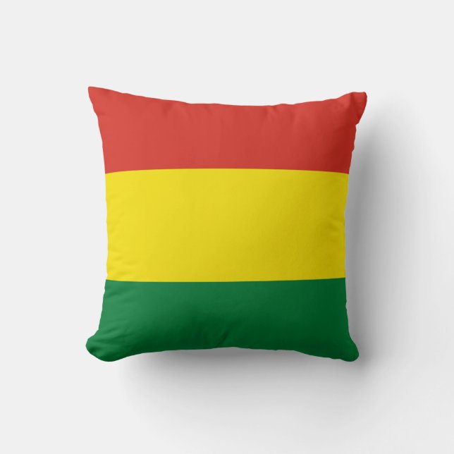 Bolivia (Bolivian) Flag Cushion (Front)