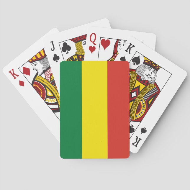 Bolivia (Bolivian) Flag Playing Cards (Back)