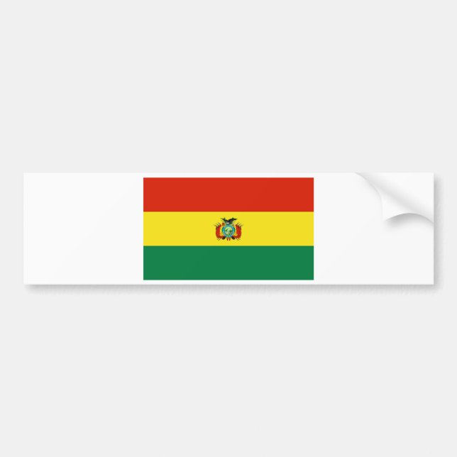 BOLIVIA BUMPER STICKER (Front)