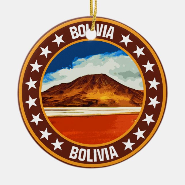 Bolivia                                            ceramic tree decoration (Front)