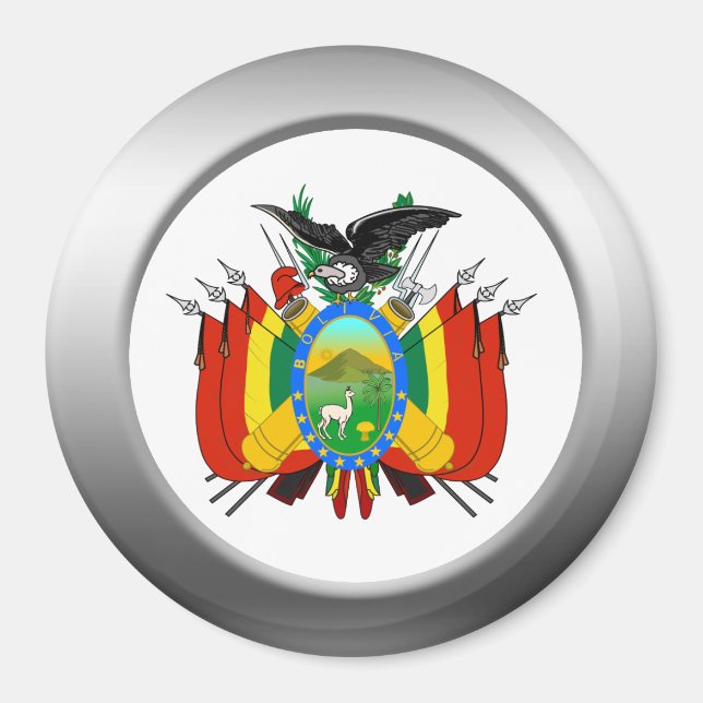 Bolivia Coat of Arms Magnet (Front)