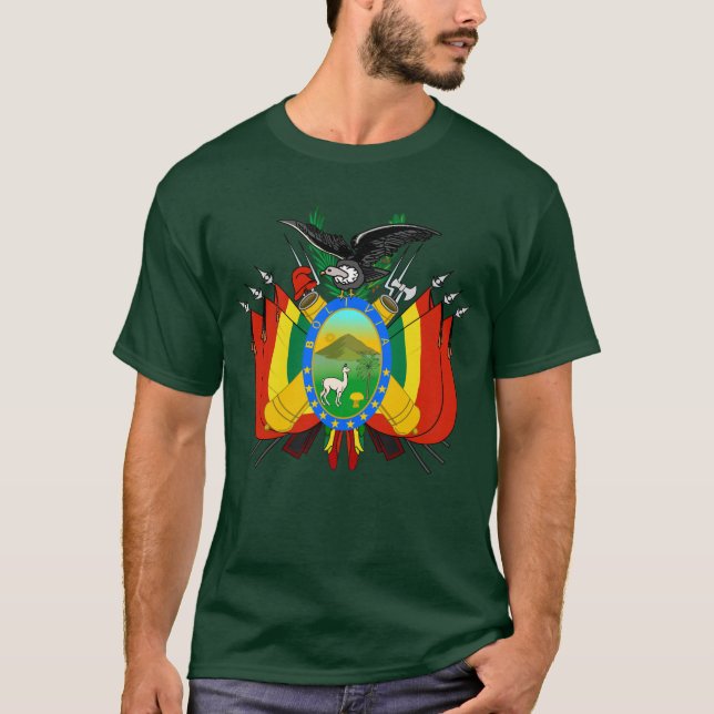 Bolivia Coat of Arms Shirts (Front)