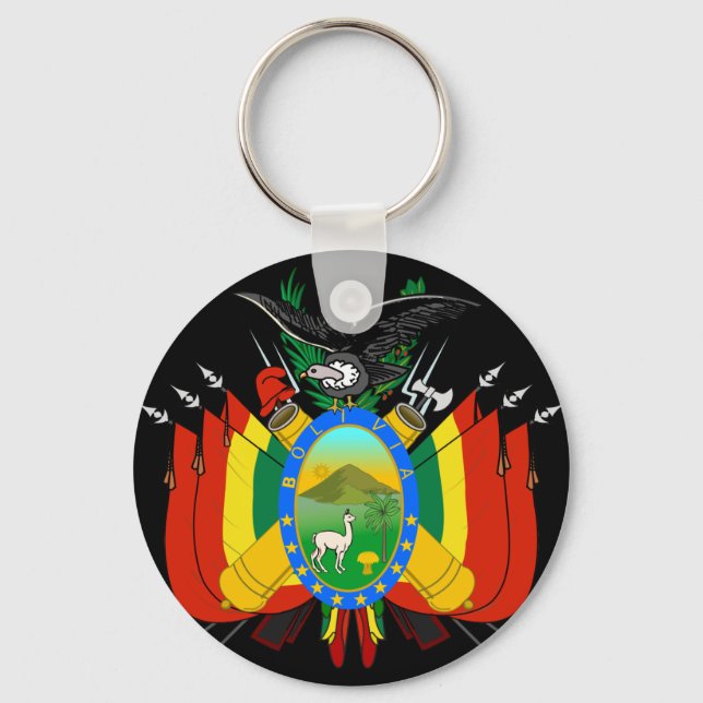bolivia emblem key ring (Front)