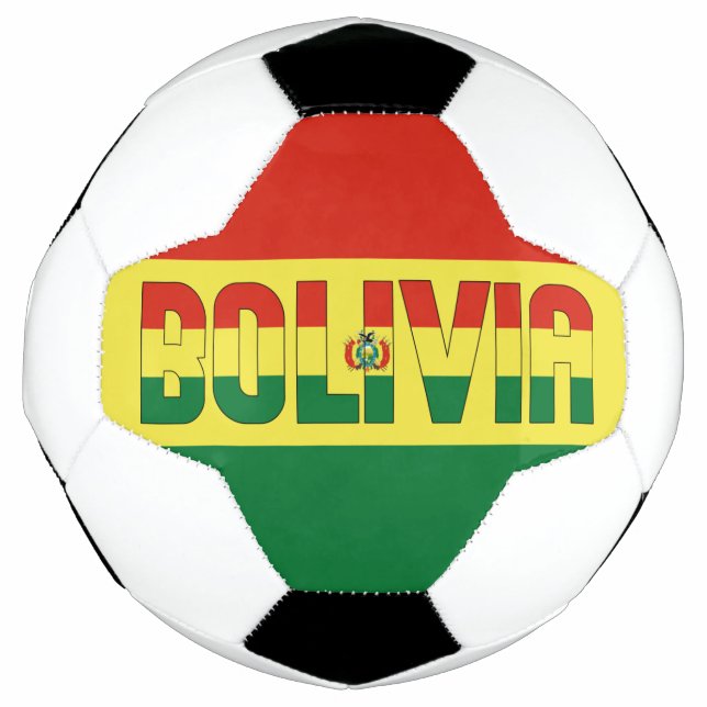 Bolivia Flag Adorable Patriotic Football (Front)