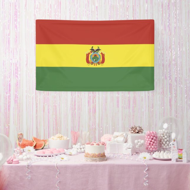 Bolivia flag banner (Party)