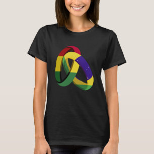 Bolivia Flag Brazil Grown Ring Marriage Wedding T-Shirt