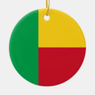 Bolivia flag ceramic tree decoration