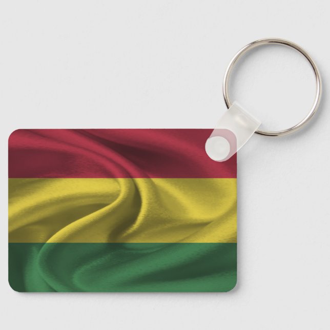 Bolivia Flag Keychain (Front)