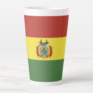 Bolivia flag latte mug