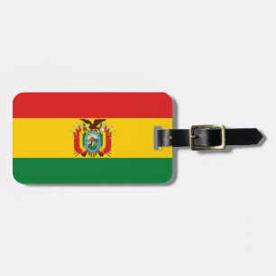 Bolivia flag luggage tag