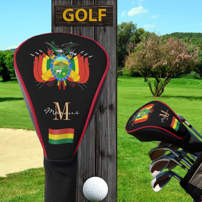 Bolivia & Flag Monogrammed Golf Clubs Covers (Creator Uploaded)