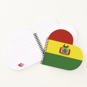 Bolivia flag notebook