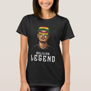 Bolivia Flag Outfit for Men Souvenirs Legend Boliv T-Shirt
