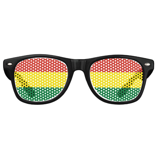 Bolivia flag Party Sunglasses (Front)