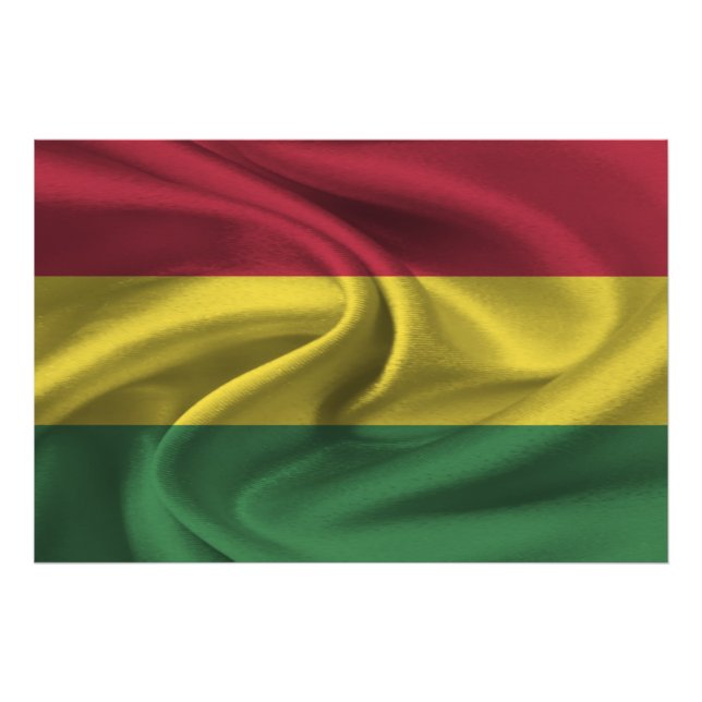 Bolivia Flag Photo Print (Front)