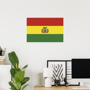 Bolivia flag poster