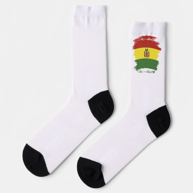 Bolivia flag socks (Left)