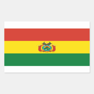 Bolivia* Flag Sticker Bandera de Bolivia