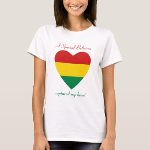 Bolivia Flag Sweetheart T-Shirt