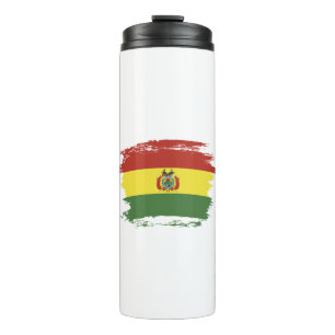 Bolivia flag thermal tumbler