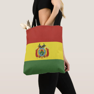 Bolivia flag tote bag