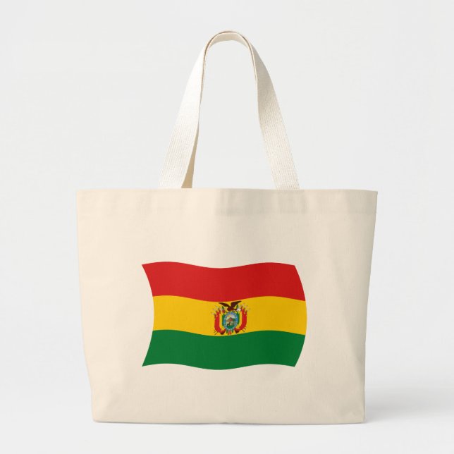 Bolivia Flag Tote Bag (Front)
