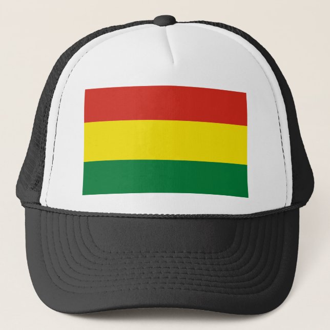 Bolivia Flag Trucker Hat (Front)