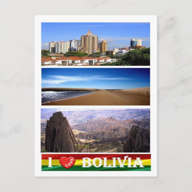 Bolivia - I love - Postcard (Front)
