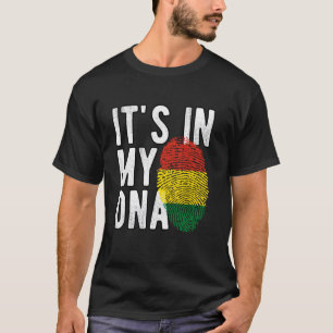 Bolivia Independence Day Fingerprint It's In My DN T-Shirt