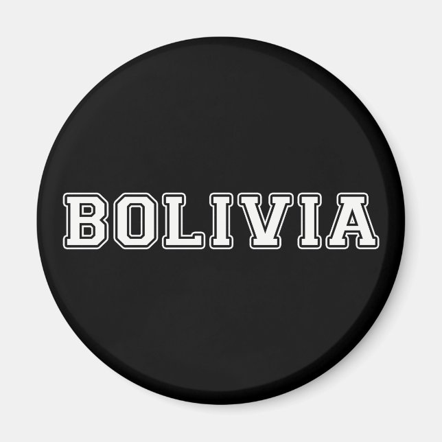 Bolivia Magnet (Front)