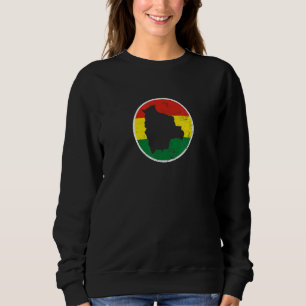 Bolivia Map Proud Bolivian Flag Sweatshirt
