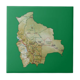 Bolivia Map Tile