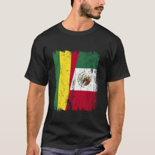 Bolivia Mexico Half Flag Bolivian Mexican Heritage T-Shirt